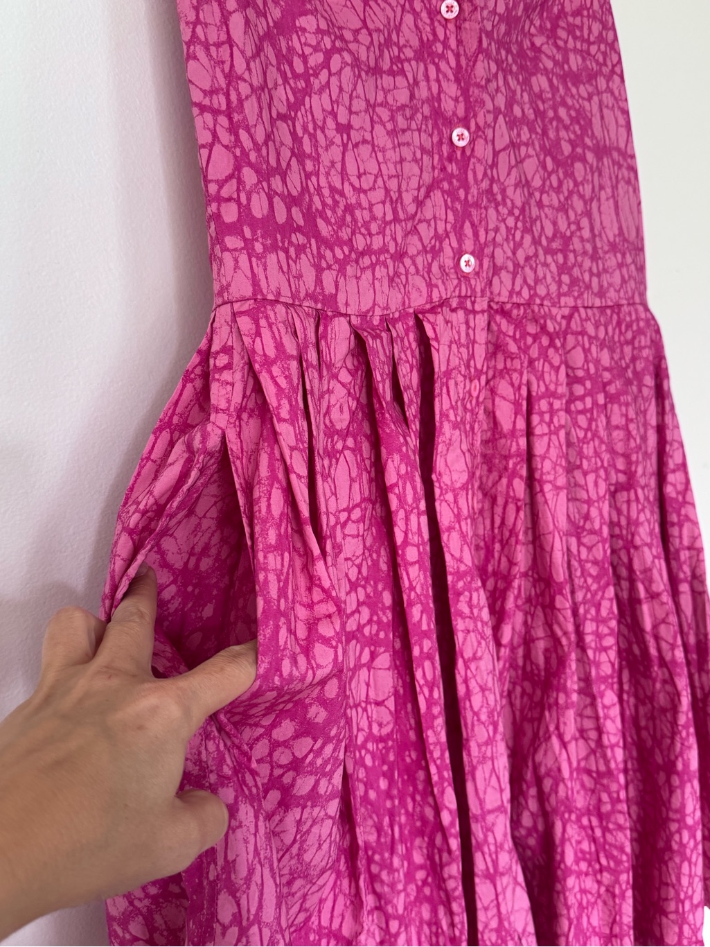 Eliza Christoph Shiro Kitenge Cotton Poplin Shirtdress In Pink — image 3 of 8
